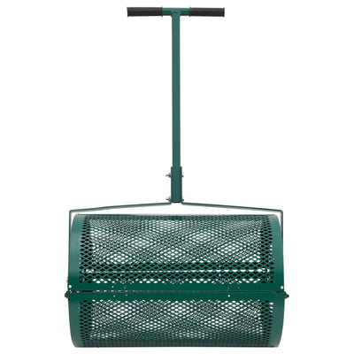 Vidaxx esparcidor de compost 75l ø40x60 cm acero verde