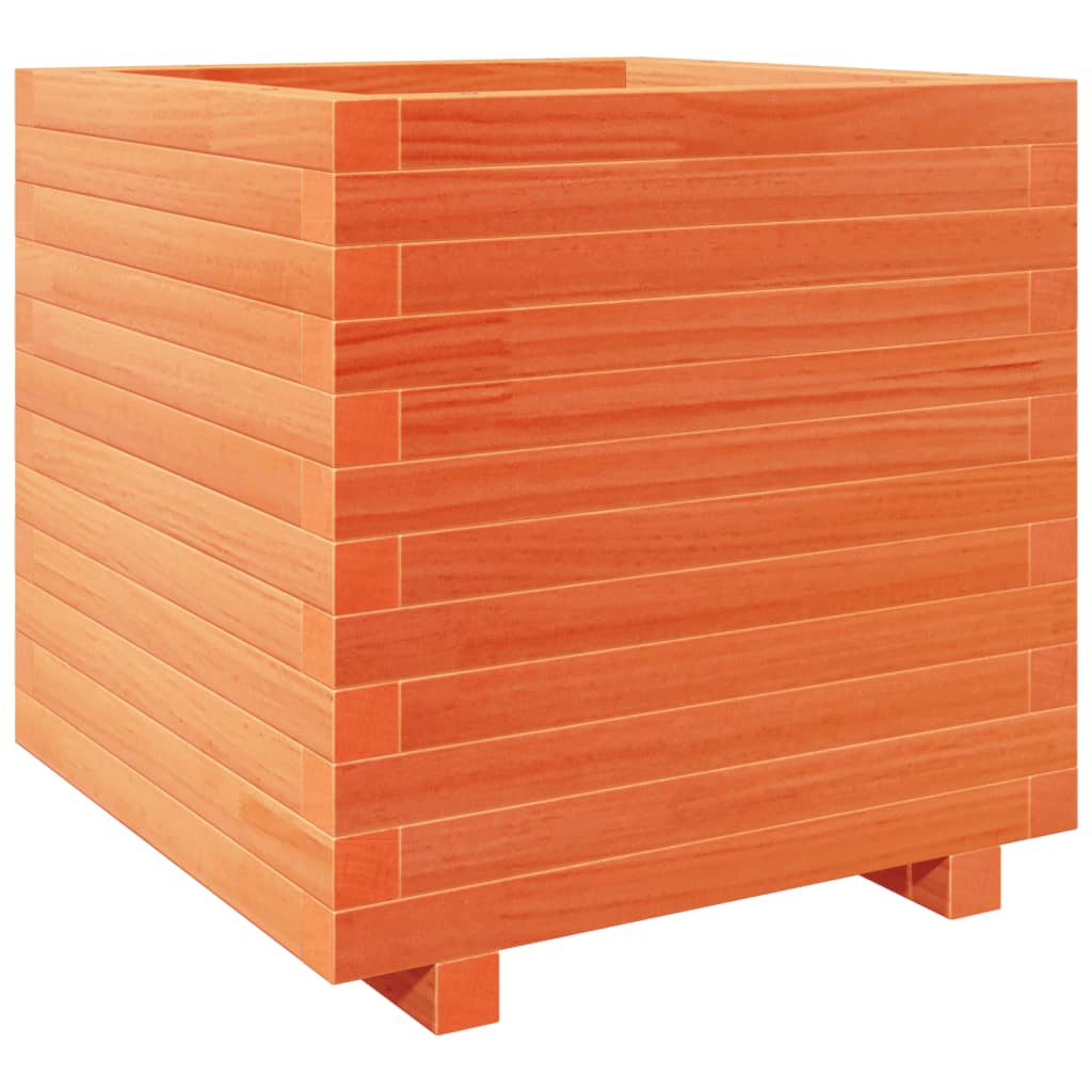 Casella di pianificazione Vidaxl 50x50x49.5 cm Pinna solida marrone