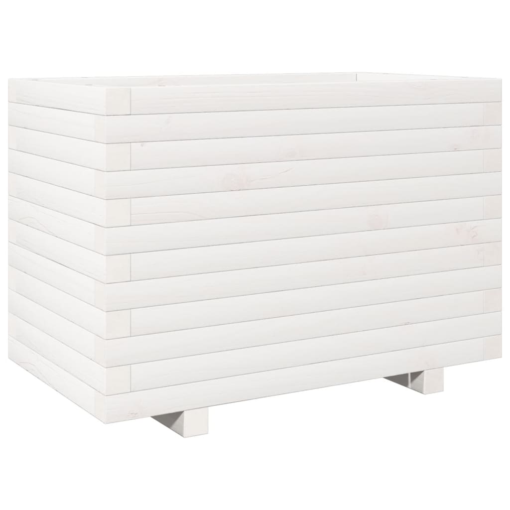 Vidaxx macetero 70x40x49,5 cm madera maciza de pino blanco