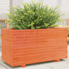 Vidaxx macetero 90x40x49,5 cm madera maciza de pino, marrón lavado
