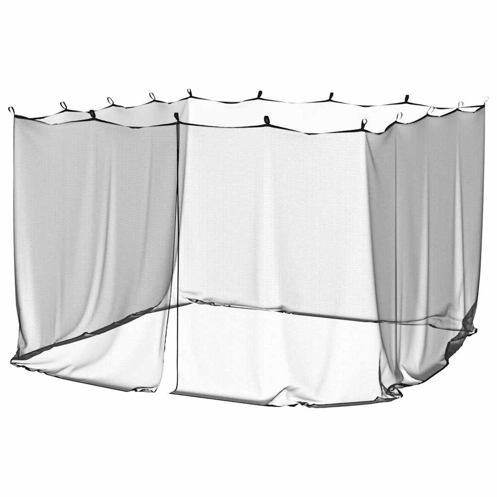 Vidaxl Mosquito Net per 156 mesh 300x300x200 cm nero