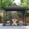 Vidaxl Mosquito Net per 156 mesh 300x300x200 cm nero