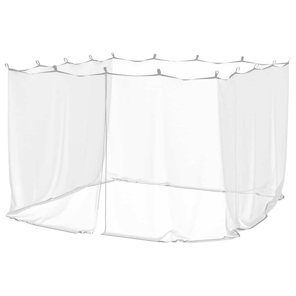 Vidaxl Mosquito Net per interno e all'esterno di 156 mesh 300x300x200 cm bianco