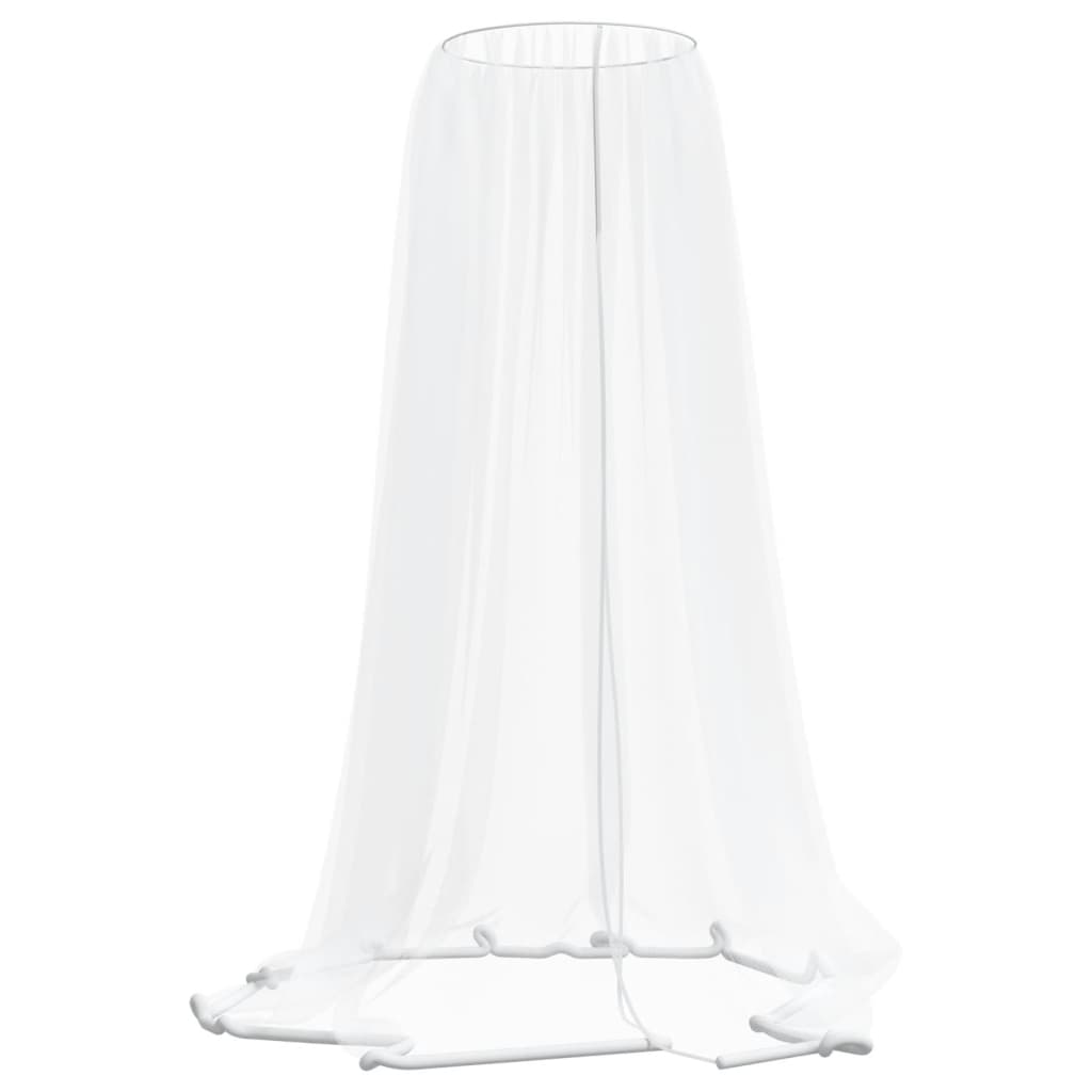 Vidaxl Mosquito Neta para Umbrella 220 Mesh φ330x250 cm blanco