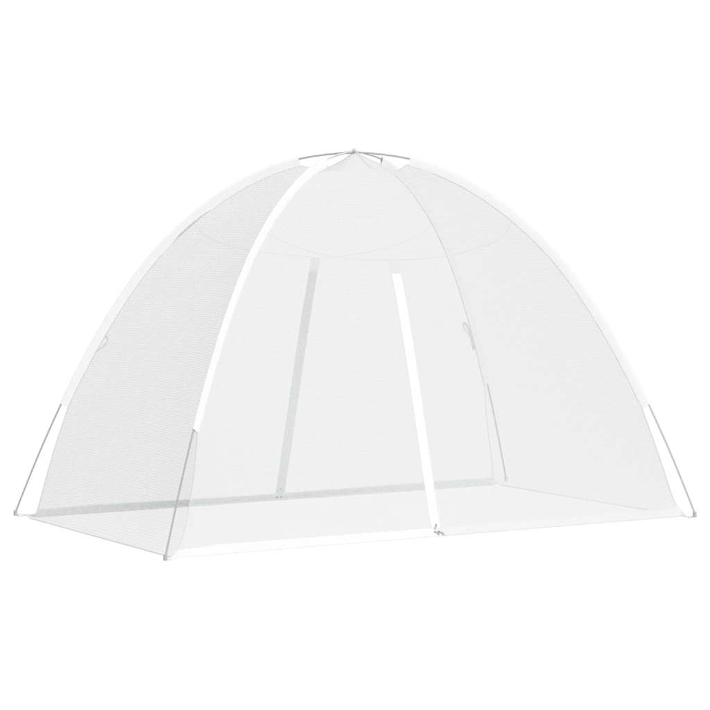 Vidaxl Mosquito Neta con puertas Mongolia 220 Mesh 200x120x130 cm blanco