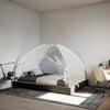 Vidaxl Mosquito Net con porte Mongolia 220 mesh 200x120x130 cm bianco