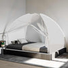 Vidaxl Mosquito Net con porte Mongolia 220 mesh 200x150x140 cm bianco