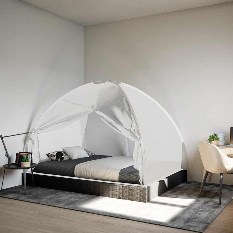 Vidaxl Mosquito Net con porte Mongolia 220 mesh 200x150x140 cm bianco
