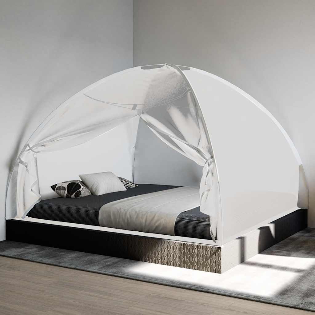 Vidaxl Mosquito Net con porte Mongolia 220 mesh 200x180x135 cm bianco