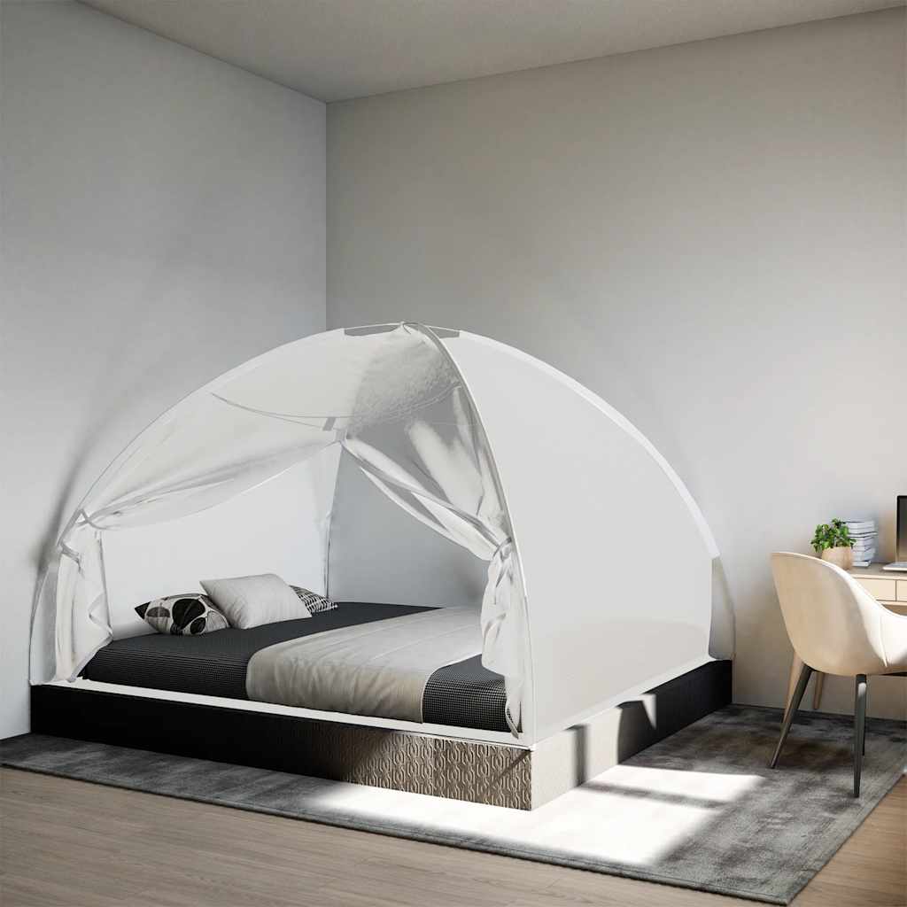 Vidaxl Mosquito Net con porte Mongolia 220 mesh 200x180x135 cm bianco
