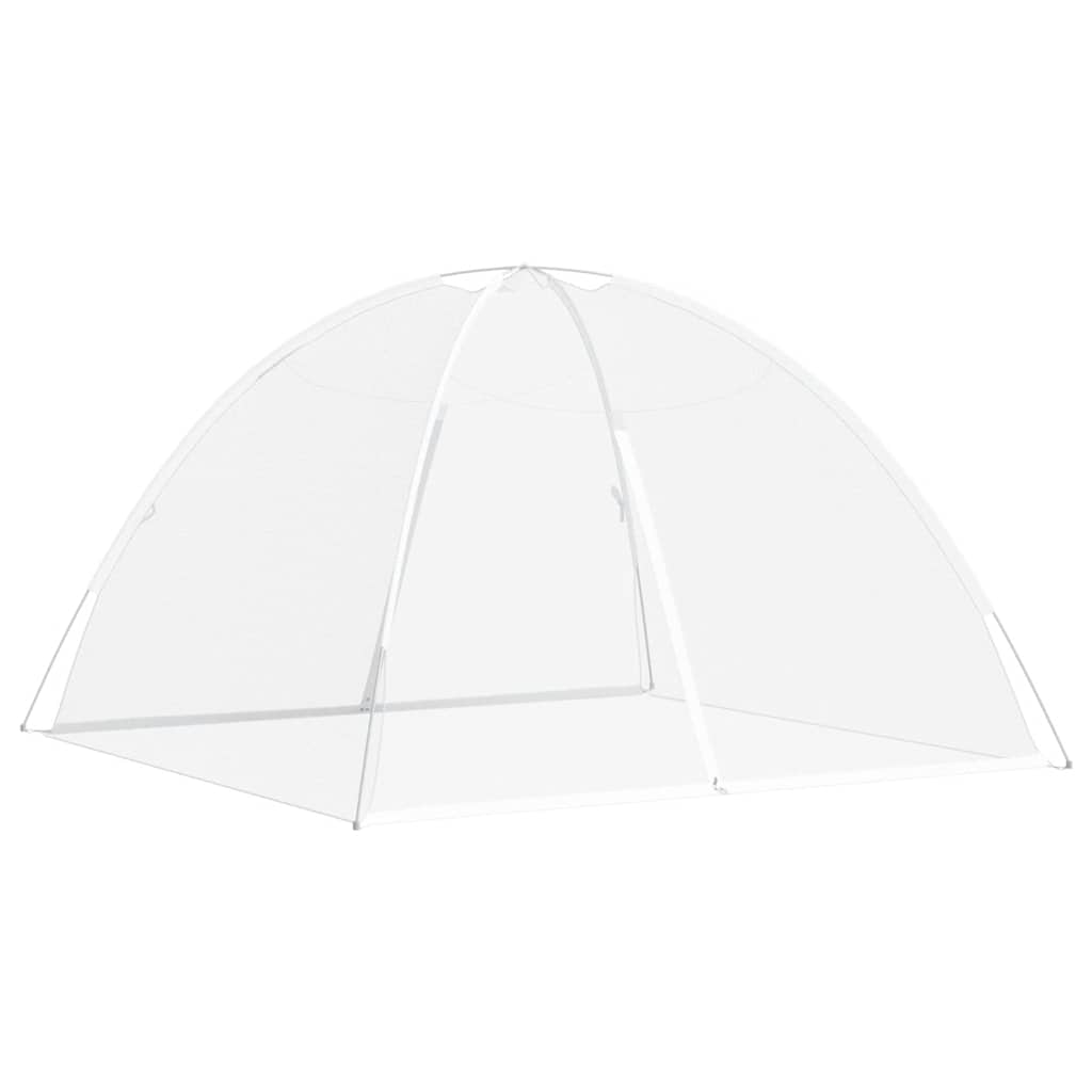 Vidaxl Mosquito Net con porte Mongolia 220 mesh 200x200x130 cm bianco