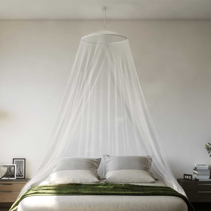 Vidaxl Mosquito Net per letto 220 mesh 56x56x220 cm bianco