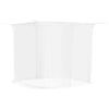 Vidaxl hangende klamboe 156 gaas 220x200x210 cm wit