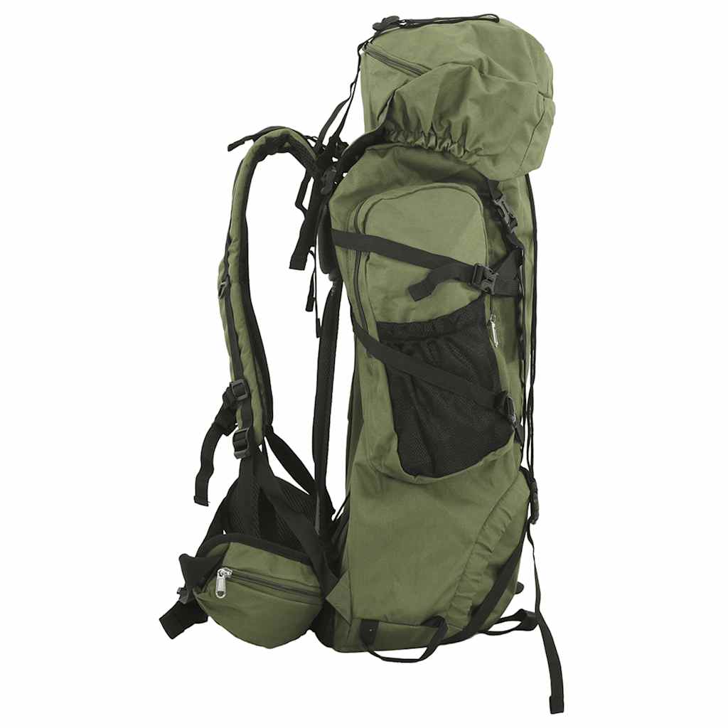 Vidaxl Walking Zackpack 60 L Oxford Fabric Army Green