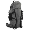 Vidaxl Walking Zackpack 80 L Tessuto Oxford Grigio