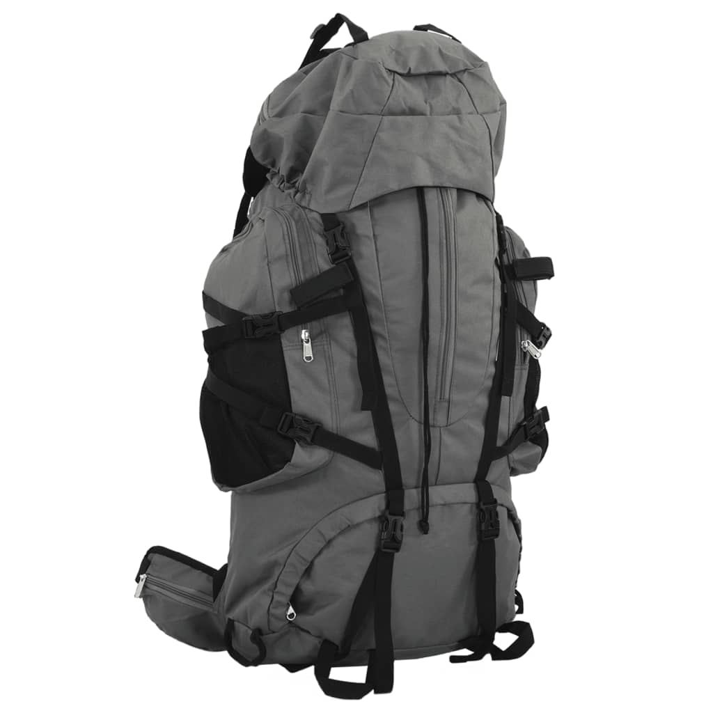 Vidaxl Walking Zackpack 80 L Tessuto Oxford Grigio