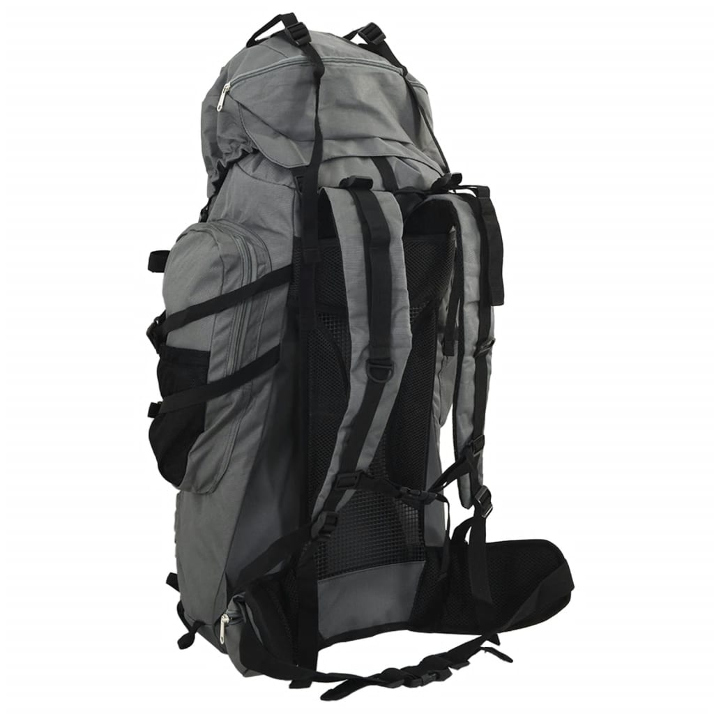 Vidaxl Walking Zackpack 80 L Tessuto Oxford Grigio