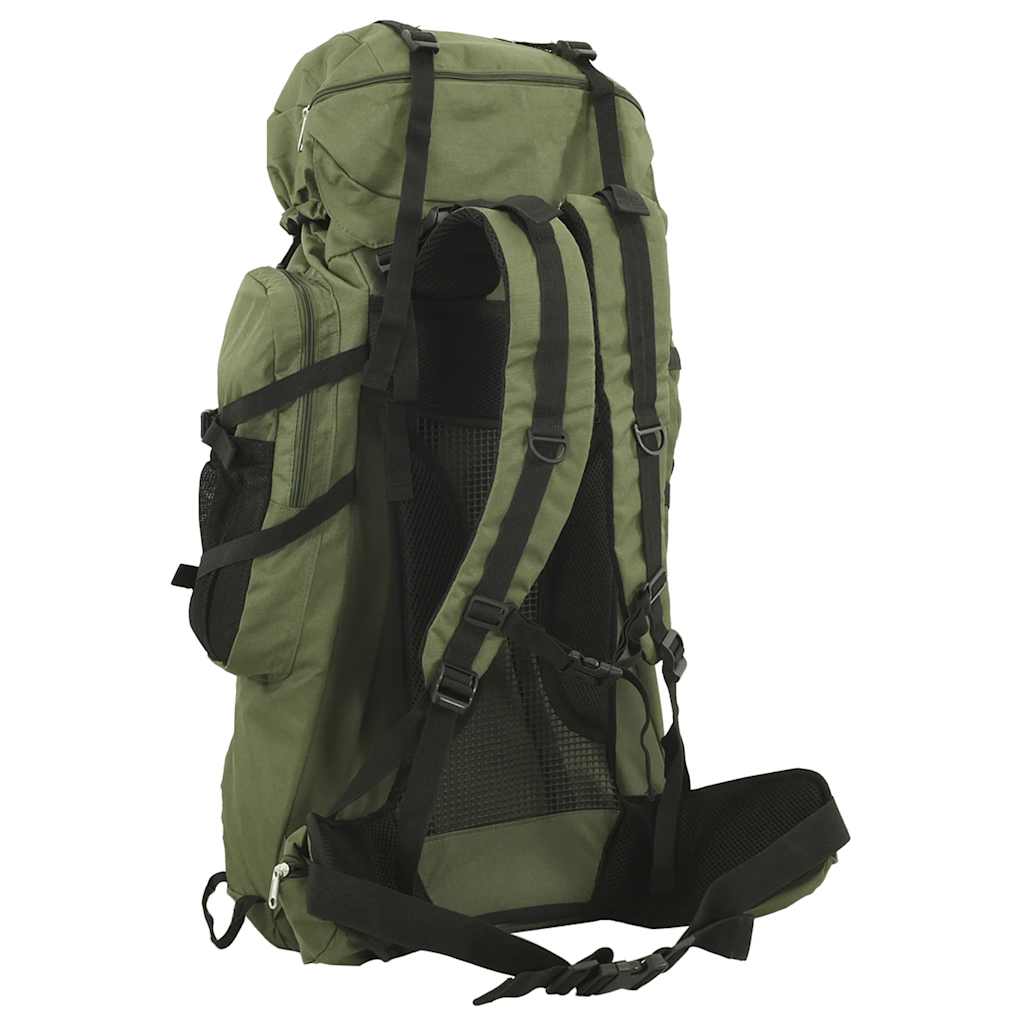 Vidaxl Walking Zackpack 80 L Oxford Fabric Army Green