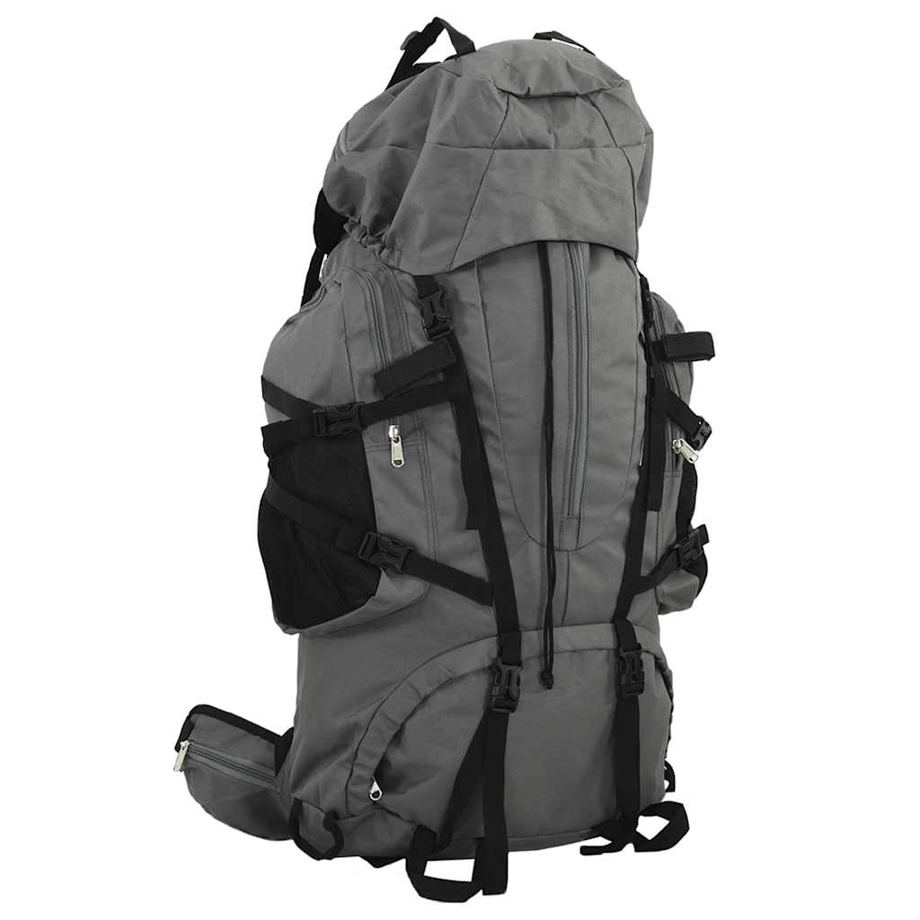 Vidaxl Walking Mackpack 100 L Oxford Fabric Gray