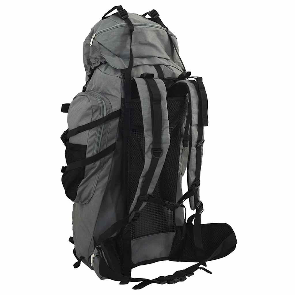 Vidaxl Walking Zackpack 100 l Oxford Fabric Grey