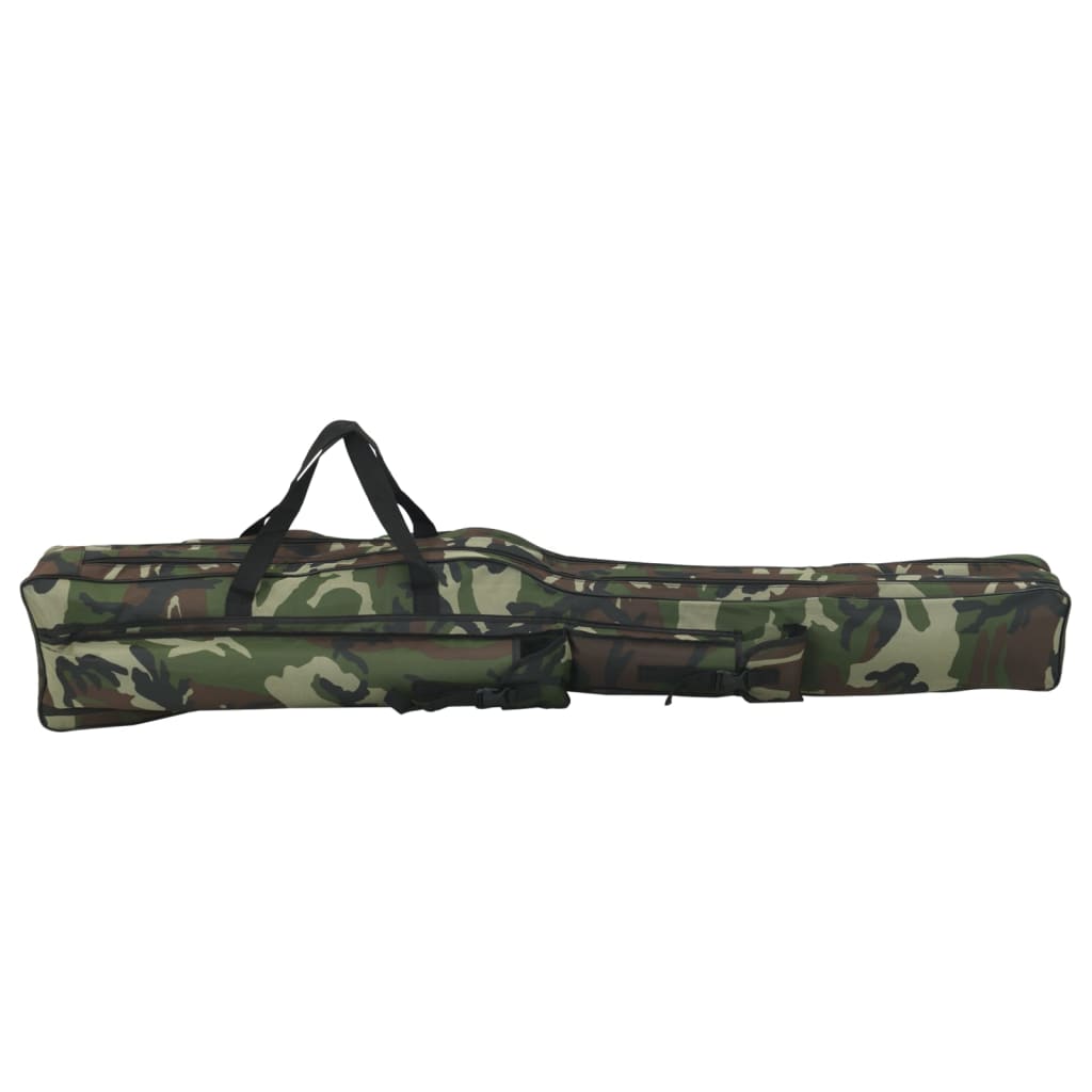 Vidaxl hengeltas 150 cm camouflage oxford stof groen