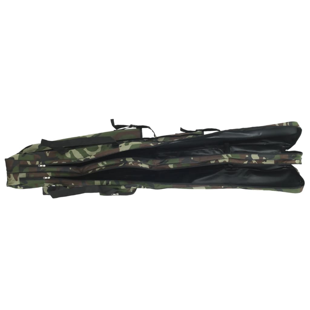 Vidaxl hengeltas 160 cm camouflage oxford stof groen