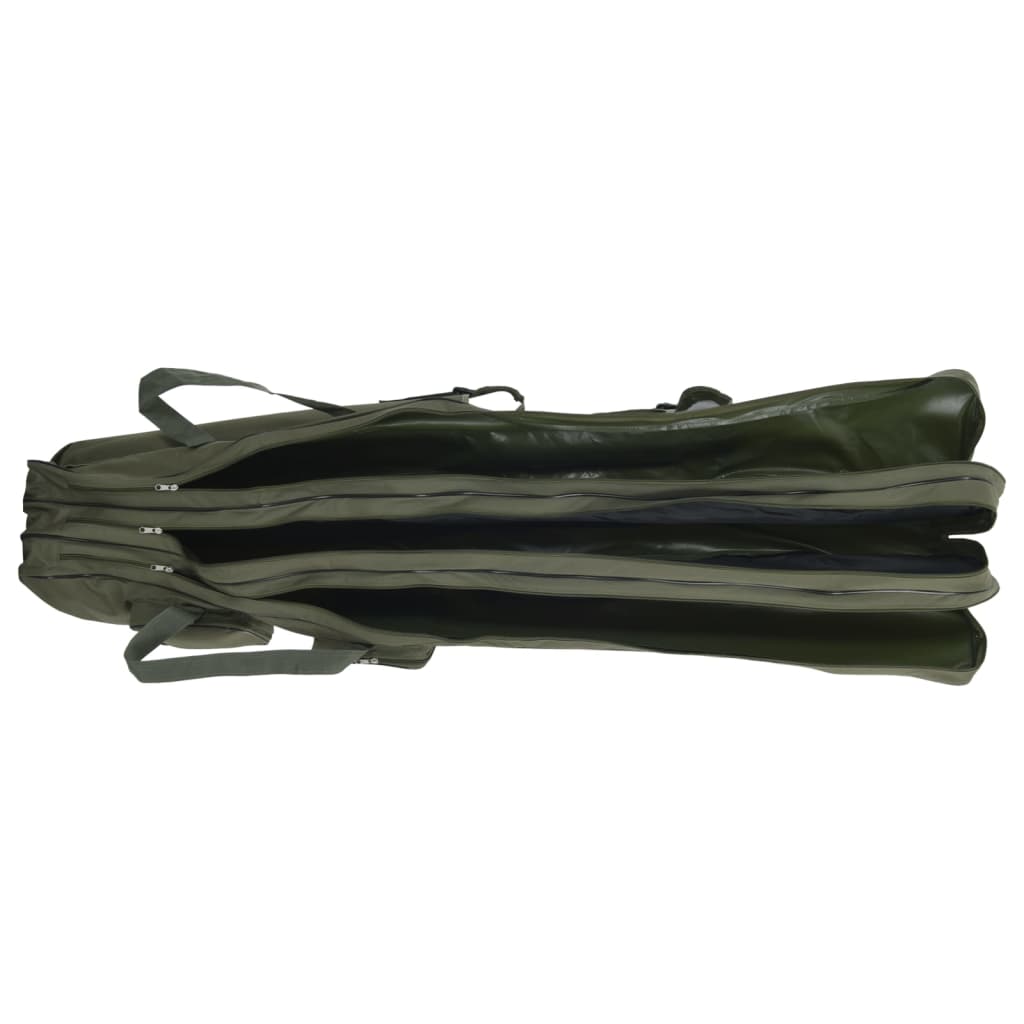 Vidaxl Hengeltas 150 cm tessuto oxford verde scuro