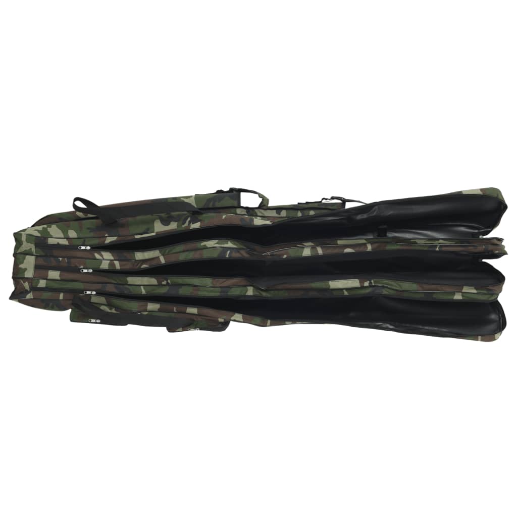 Vidaxl Hengeltas da 160 cm camuflage oxford tessuto verde