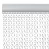 Catene di tenda a mosca vidaxl 90x212 cm in alluminio