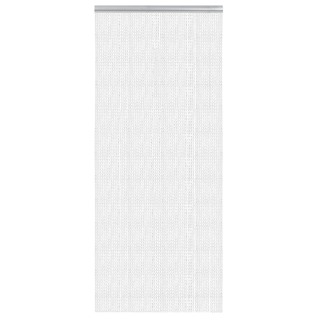 Cadenas de cortina de mosca Vidaxl 90x220 cm de aluminio