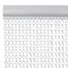 Catene di tenda a mosca vidaxl 100x200 cm in alluminio
