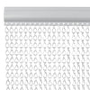 Vidaxl vliegengordijn kettingen 100x212 cm aluminium