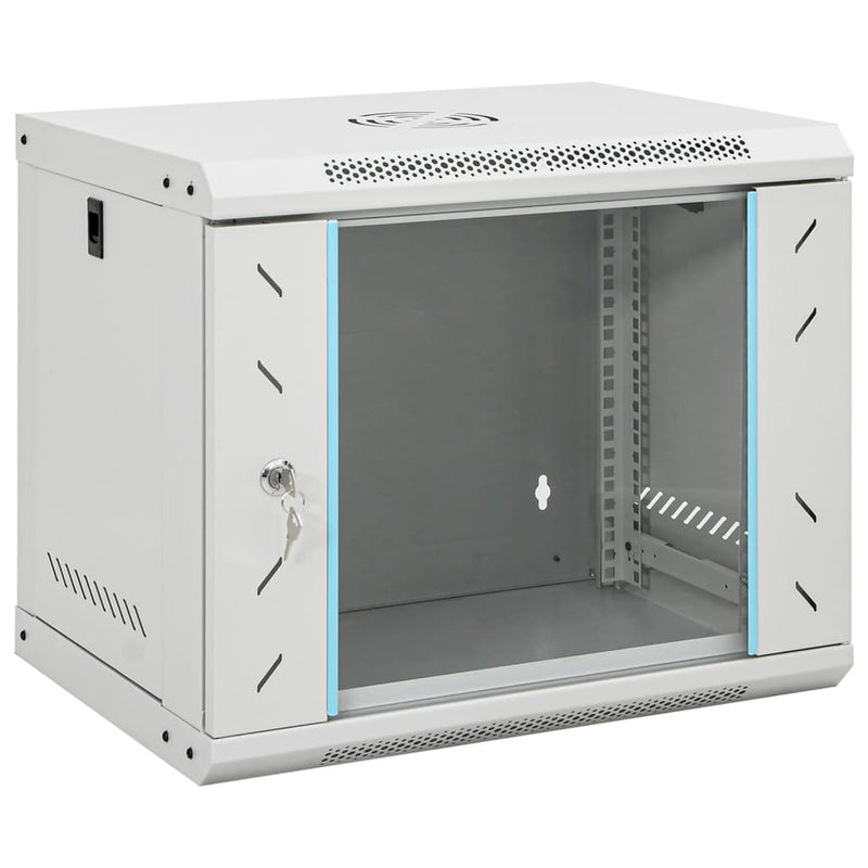 Vidaxl Network Cabinet Wall -montato 9H 19 IP20 53x40x45 cm