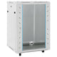 Gabinete de red Vidaxl con ruedas rotativas 15h 19 IP20 53x40x80 cm