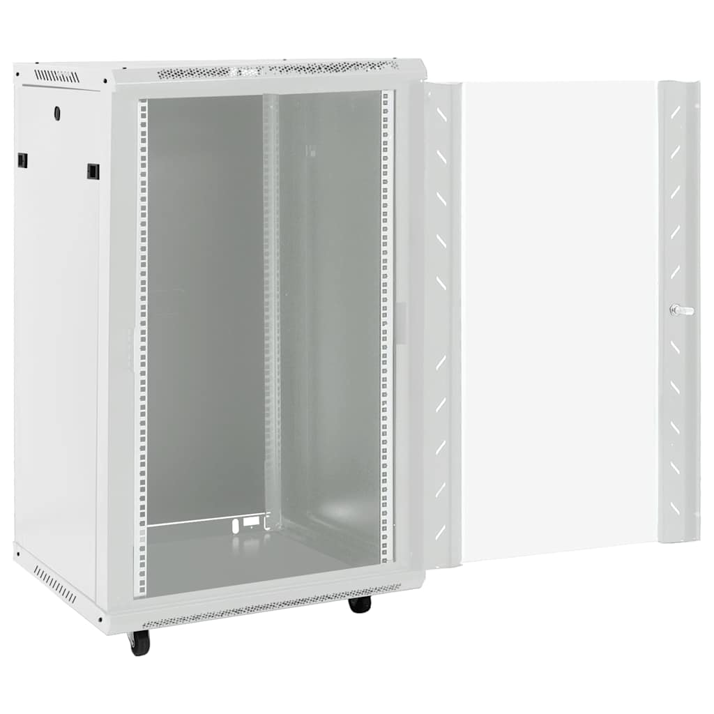 Vidaxl netwerkkast met draaiwieltjes 18u 19 ip20 60x60x100 cm