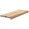 Vidaxx peldaños de escalera 8 piezas 70x30x2 cm roble macizo sin tratar