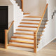 Vidaxl traptreden 4 st 110x30x2 cm massief eikenhout lichtbruin