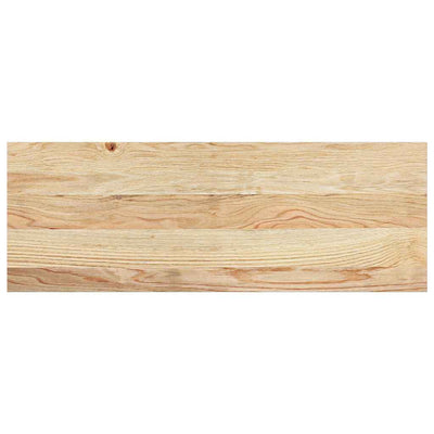 Vidaxl Pasos 2 ST 70X30X2 CM Oak sólido no tratado