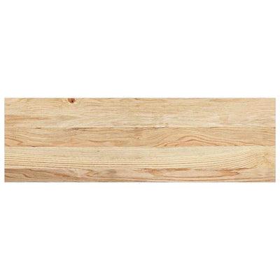 Vidaxl Pasos 2 ST 80x30x2 Cm de roble sólido no tratado
