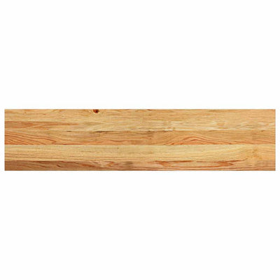 Vidaxl pasos 2 st 110x25x2 cm de roble sólido marrón claro