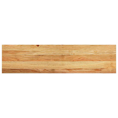 Vidaxl pasos 2 st 100x30x2 cm de roble sólido marrón claro