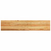 Vidaxl pasos 2 st 120x30x2 cm de roble sólido marrón claro