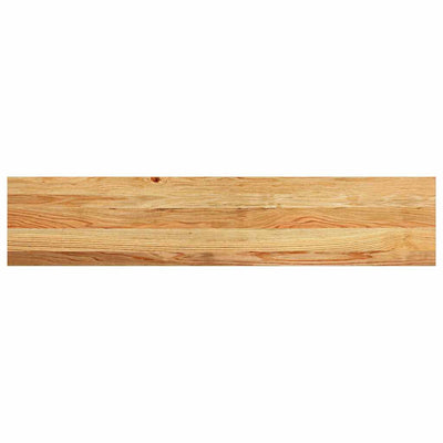 Vidaxl pasos 2 st 120x30x2 cm de roble sólido marrón claro