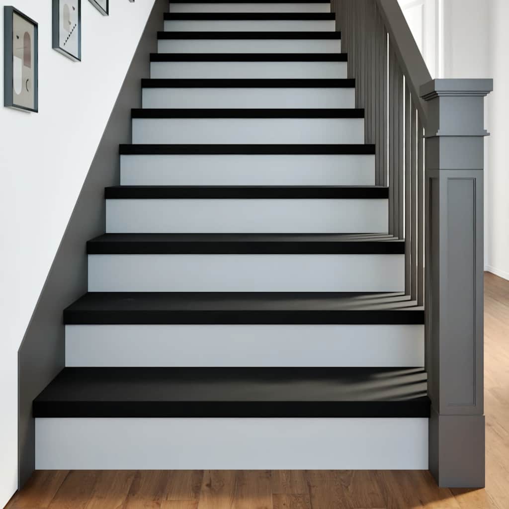 Vidaxl pasos 2 st 90x25x2 cm roble sólido marrón oscuro