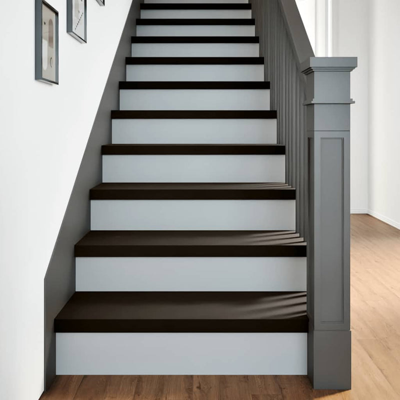 VIDAXL Passi 2 ST 70x30x2 cm Oak Solido marrone scuro