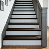 VIDAXL Passi 2 ST 90x30x2 cm Oak Solido marrone scuro