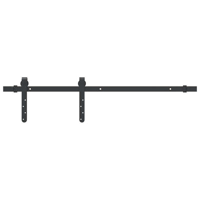 Suspensión Vidaxl Conjunto de acero al carbono de 91 cm de puerta corredera