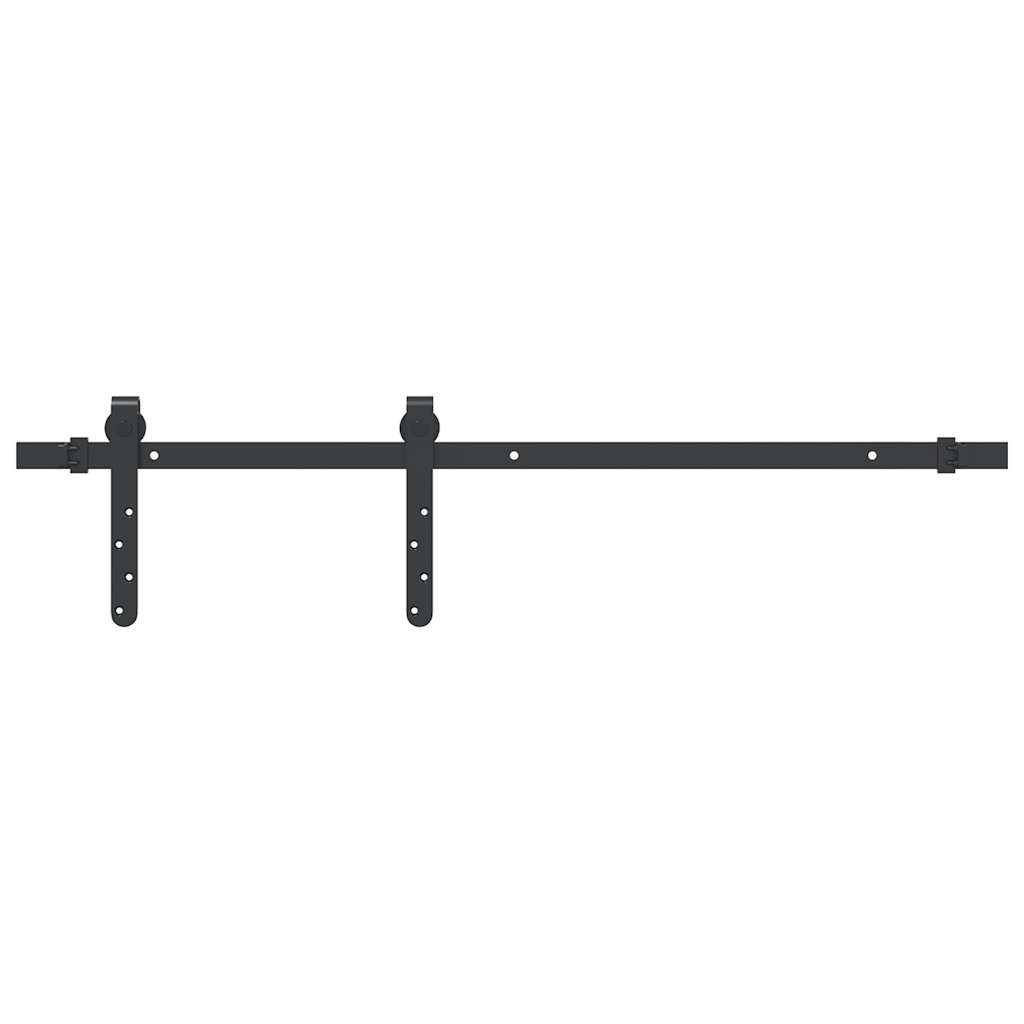 Suspensión Vidaxl Conjunto de acero al carbono de 91 cm de puerta corredera