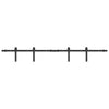 Sospensione Vidaxl Set per porta scorrevole 152 cm in acciaio al carbonio