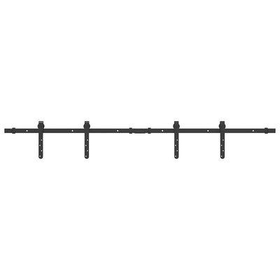 Suspensión Vidaxl Conjunto de acero de carbono de 152 cm de puertas correderas